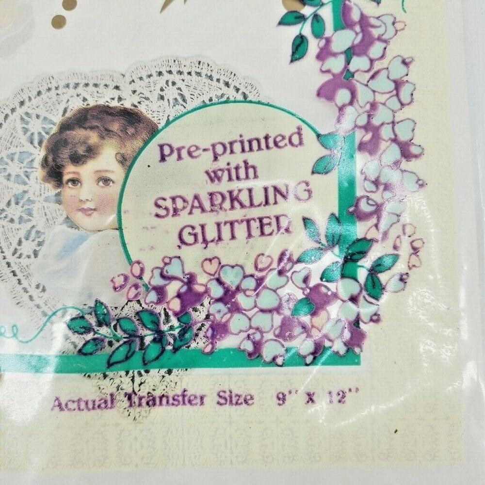 Vintage 90s WISTERIA Victorian Cherub Angels Iron On Transfers Cottagecore FC-24 - Picture 3 of 7